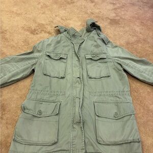 Suzy Shier Olive Utility Jacket